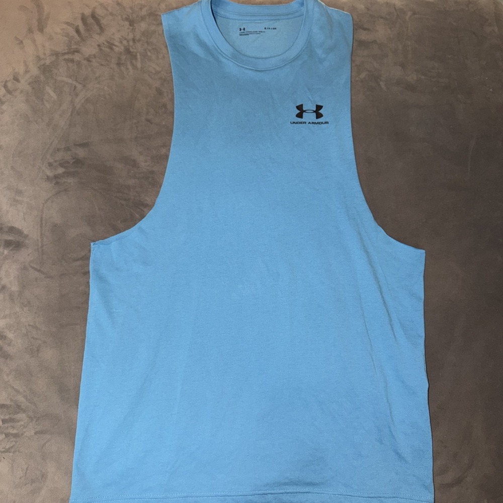 UA Men's Loose For Muscle Shirt Blue Sz Small NWOT